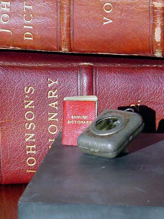 Samuel Johnson, A Dictionary of the English Language: in which the words are deduced from their originals ... to which are prefixed, a history of the language, and an English grammar. 2 vols. London: Printed by W. Strahan, for J. and P. Knapton [et al.], 1755.