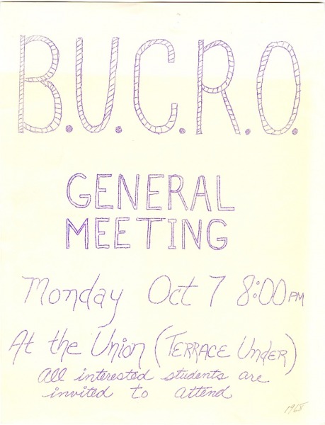 Bowdoin Undergraduate Civil Rights Organization (BUCRO)