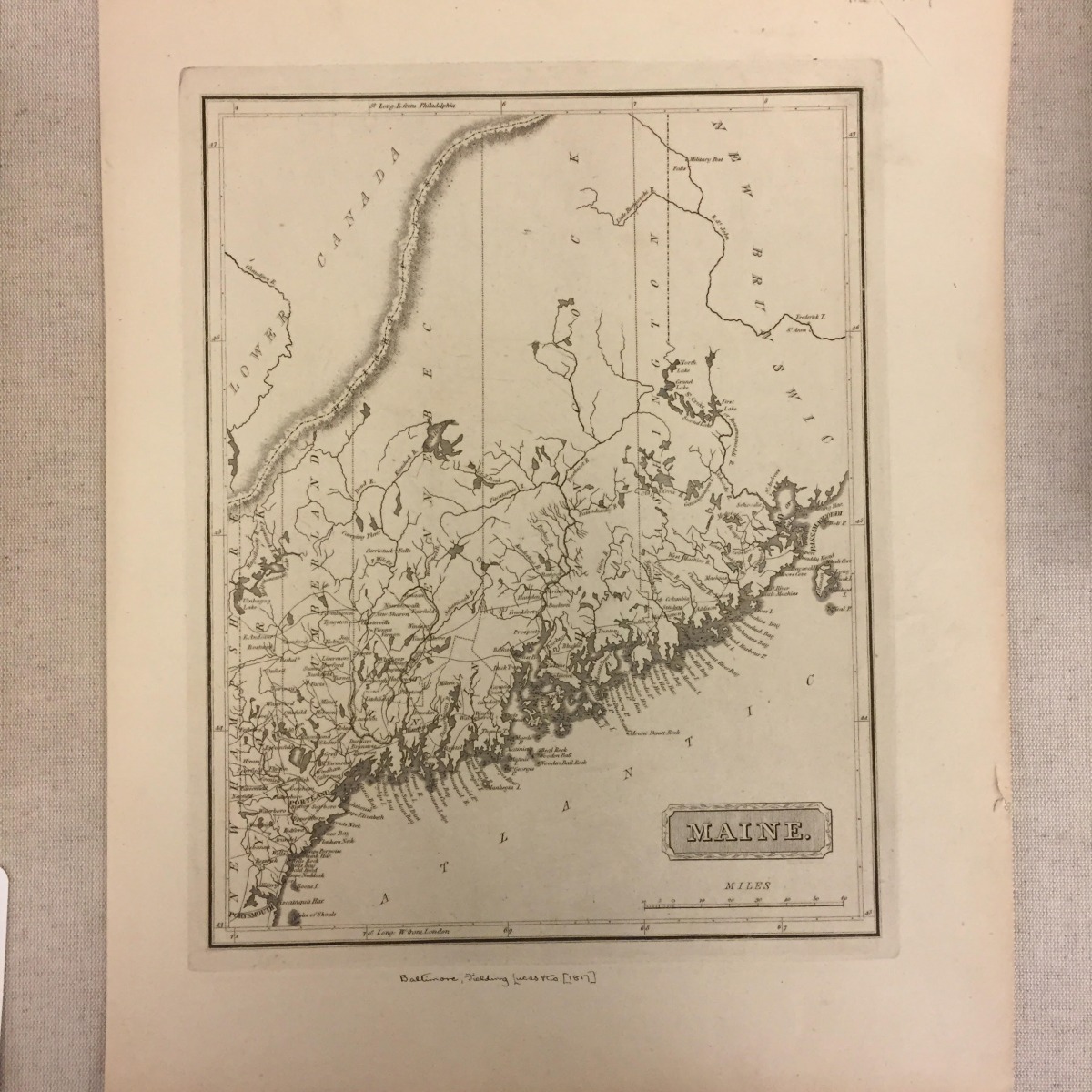 Maine. Baltimore: Fielding, 1817.